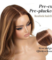 Body Wave Lace Front Wig human blend wig